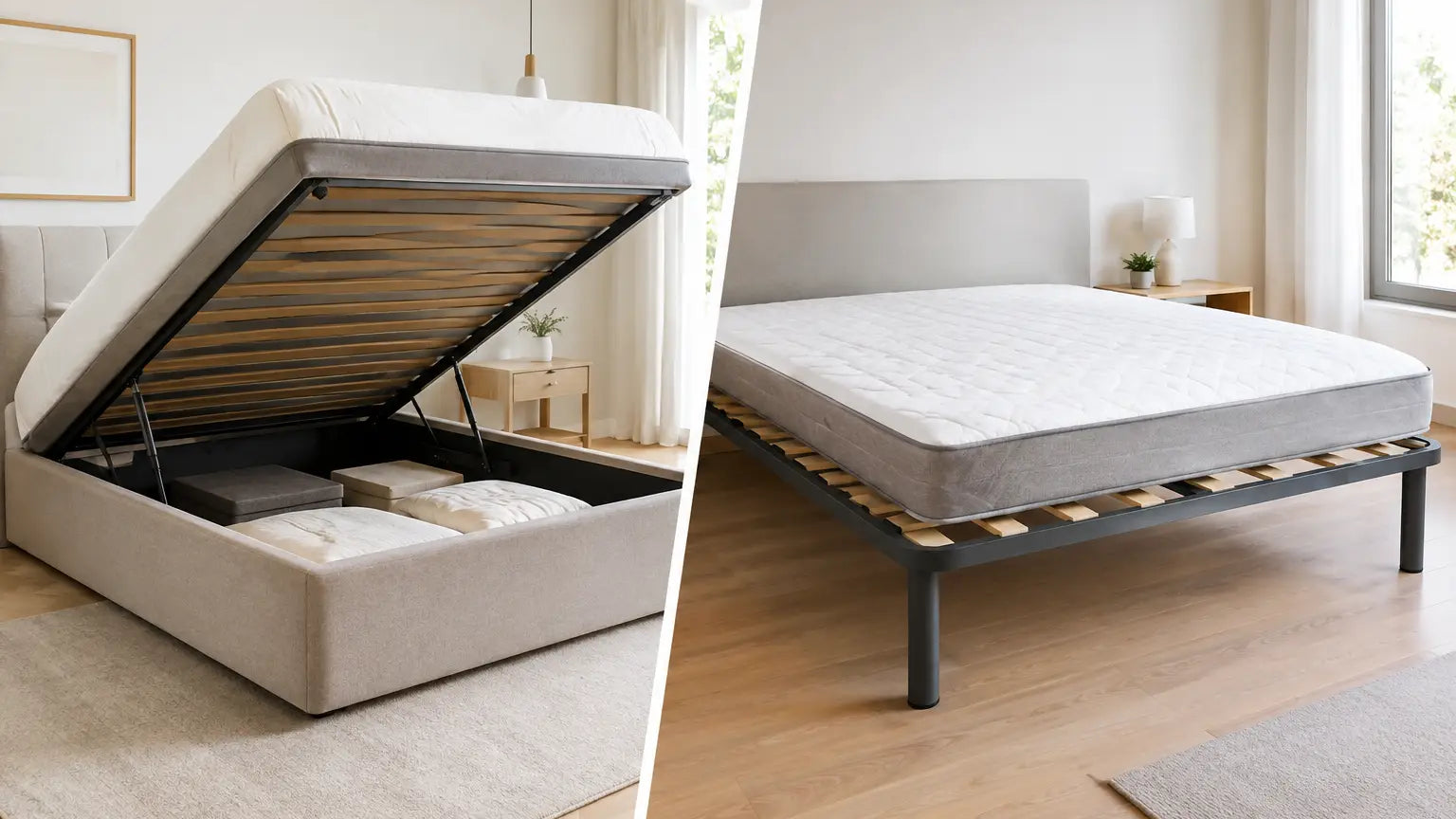 Canapé abatible vs somier: cuál elegir