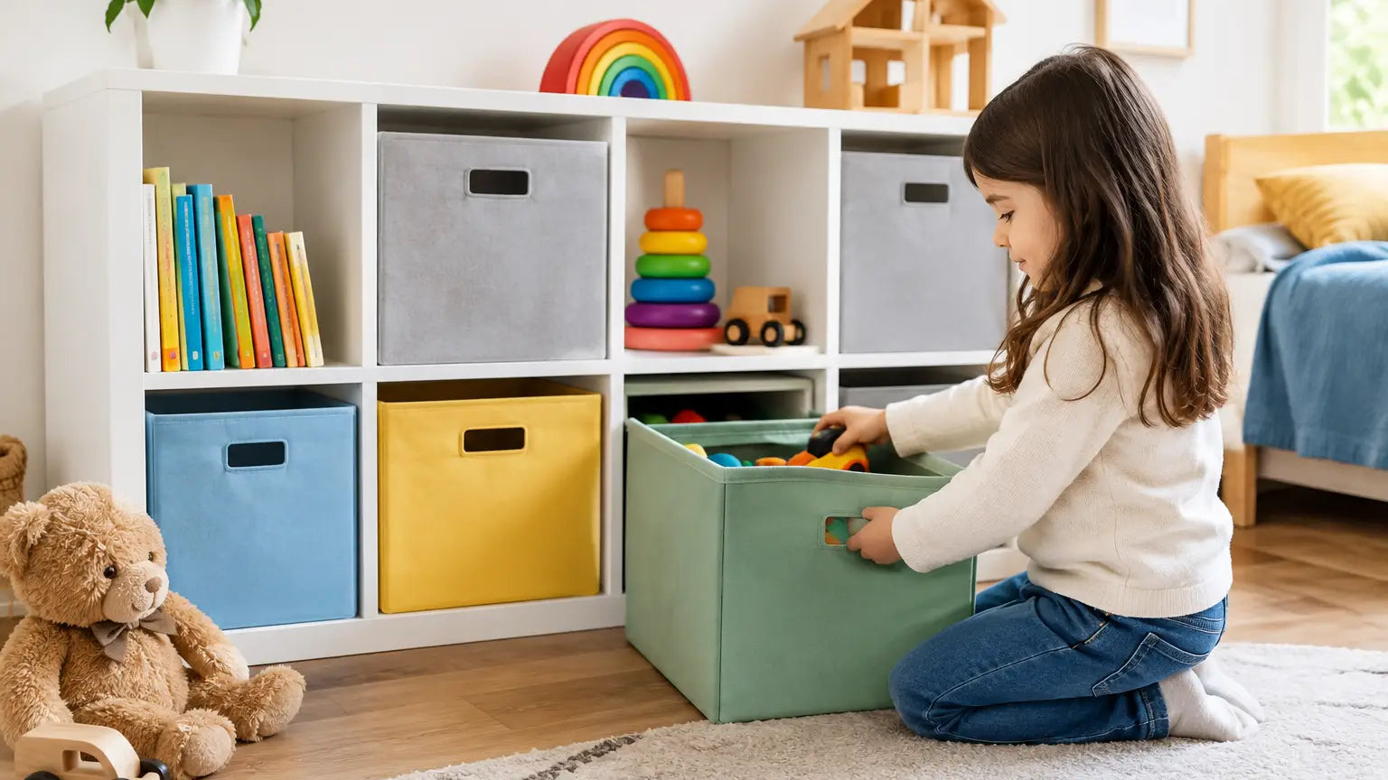 Mejores muebles para guardar juguetes en casa