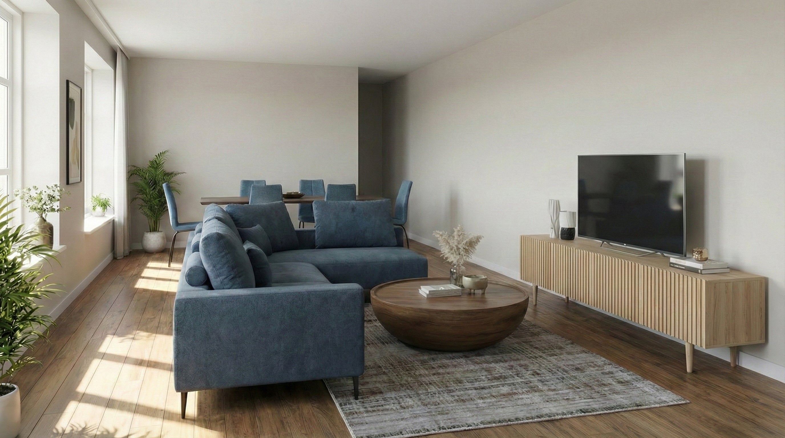 Distribución salón rectangular perfecta: Guía anti-pasillo