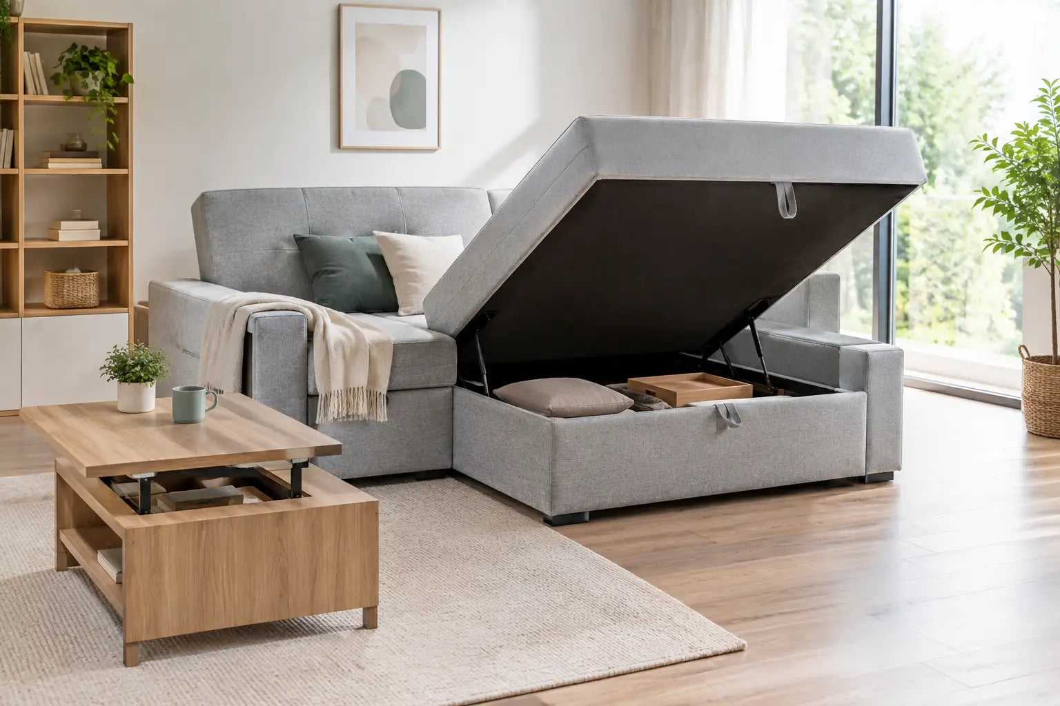 Muebles multifunción para ganar espacio en casa