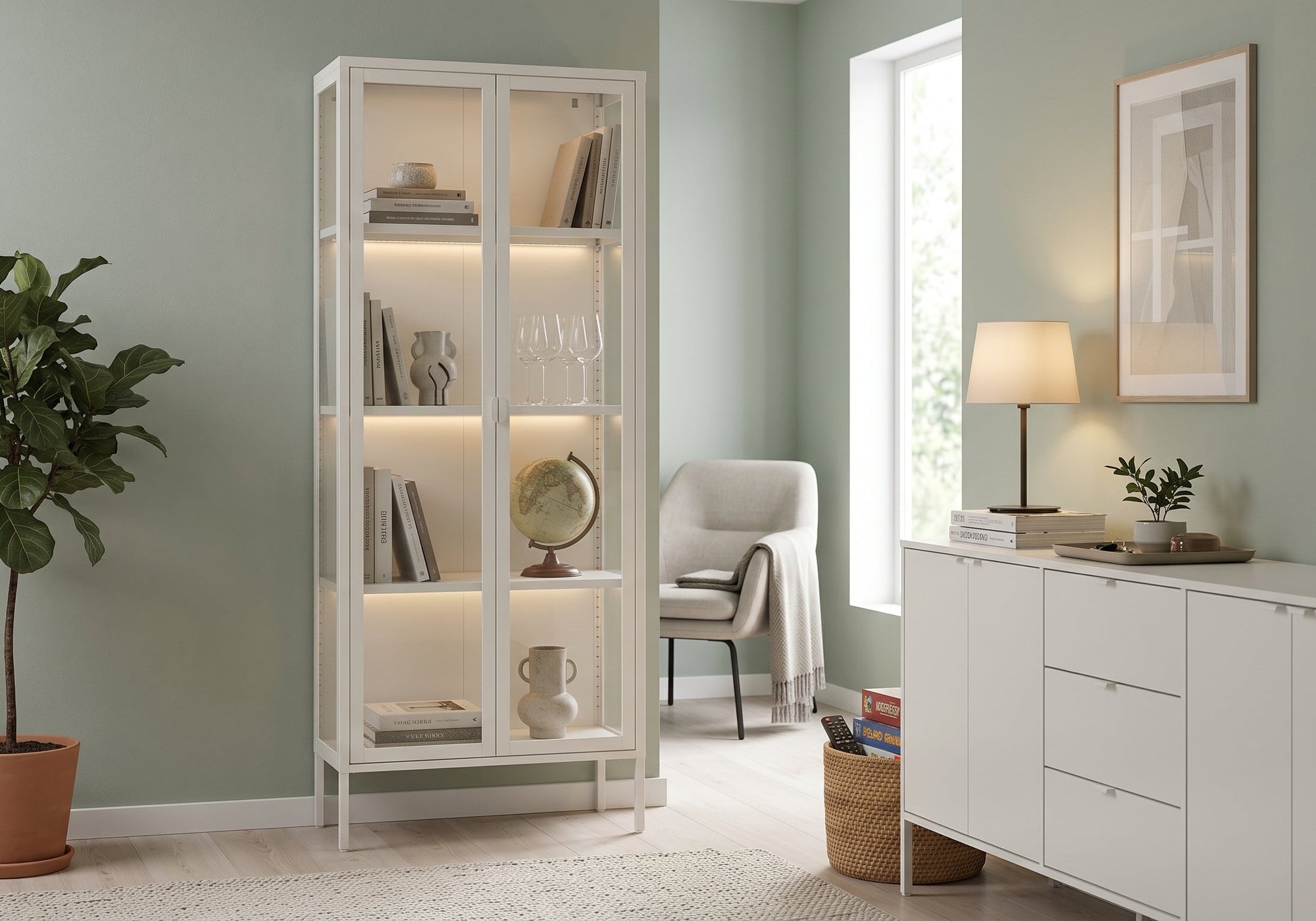 Aparador vs vitrina qué mueble necesita tu salón para estar organizado