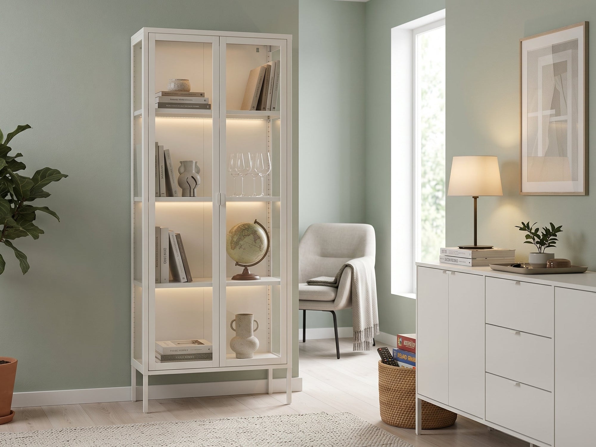 Aparador vs vitrina qué mueble necesita tu salón para estar organizado