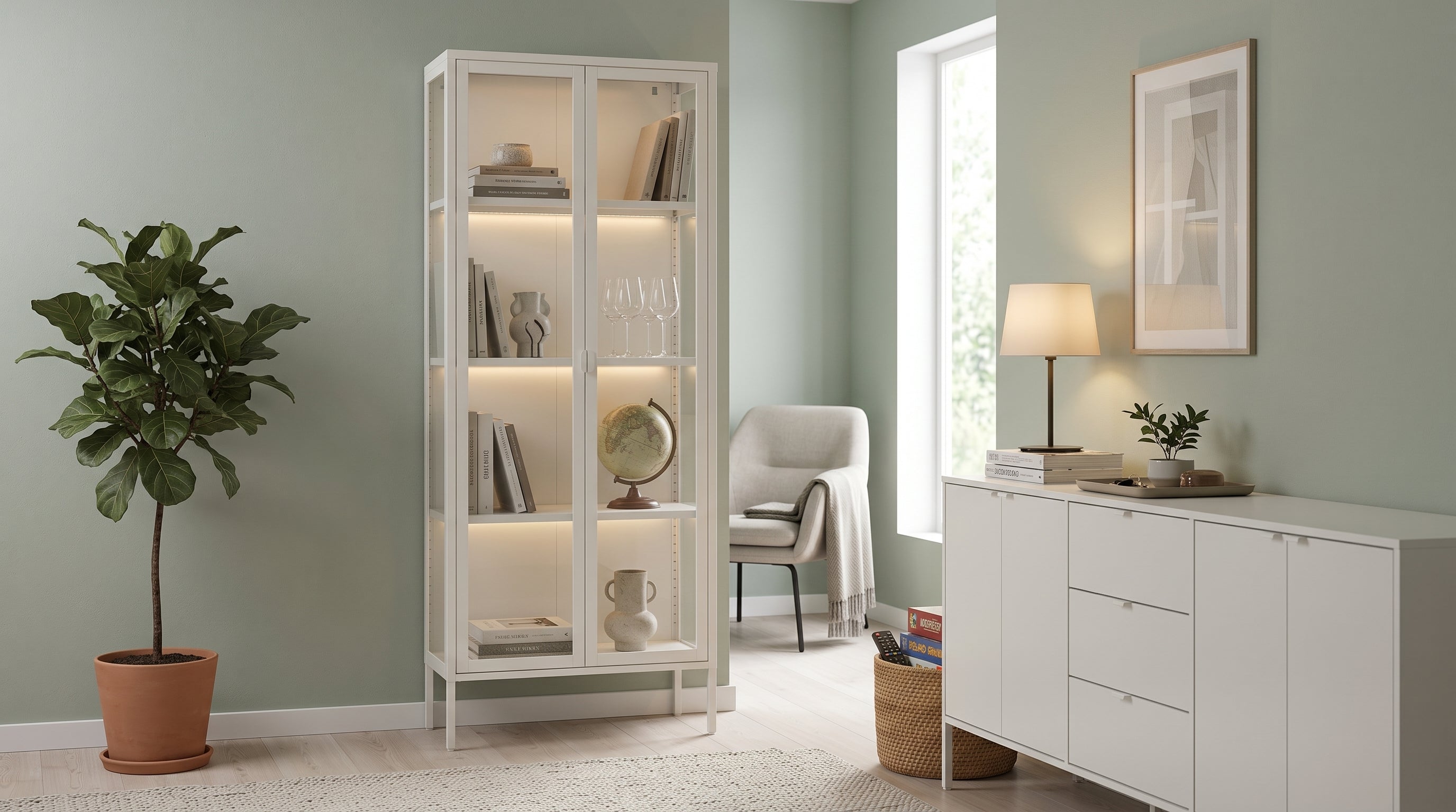 Aparador vs vitrina qué mueble necesita tu salón para estar organizado