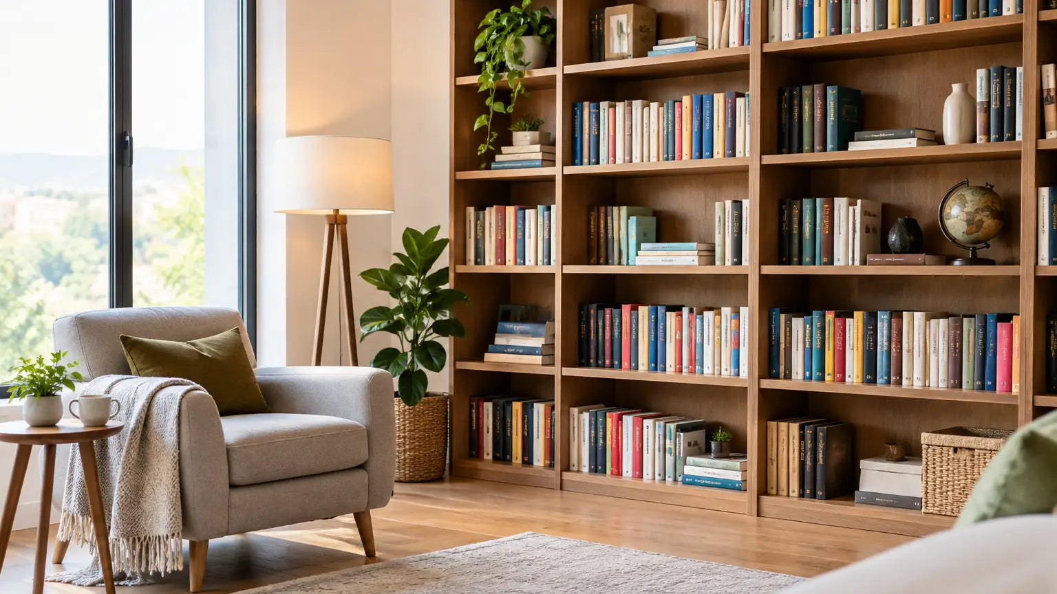 Las mejores estanterías para libros en casa