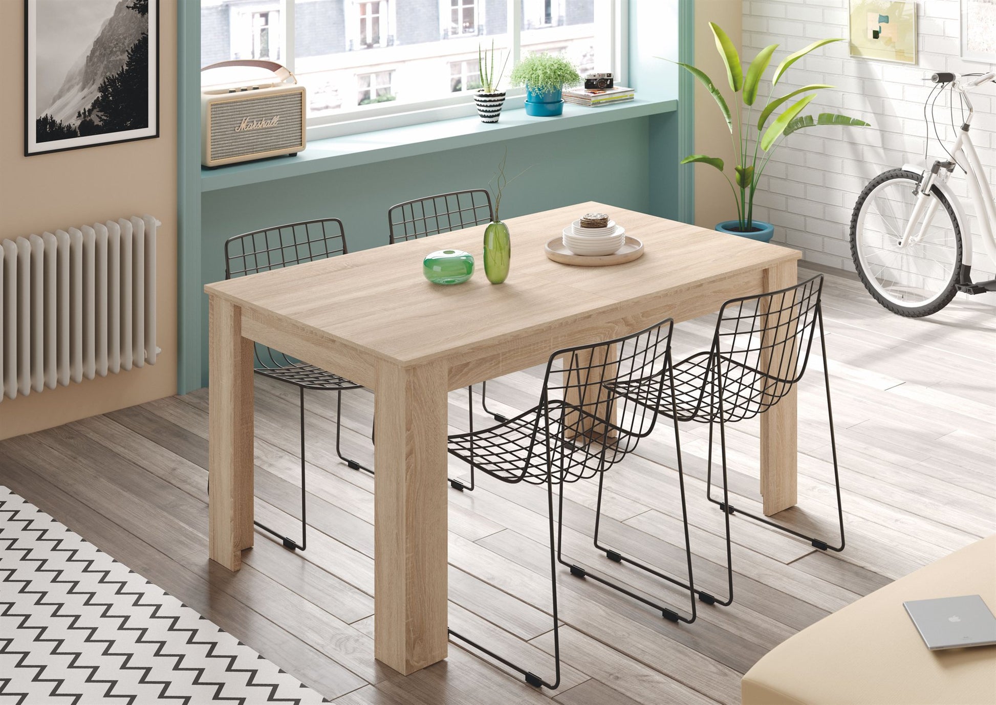 Comprar Mesa Extensible Kendra 140-190x90cm online en KitMuebles