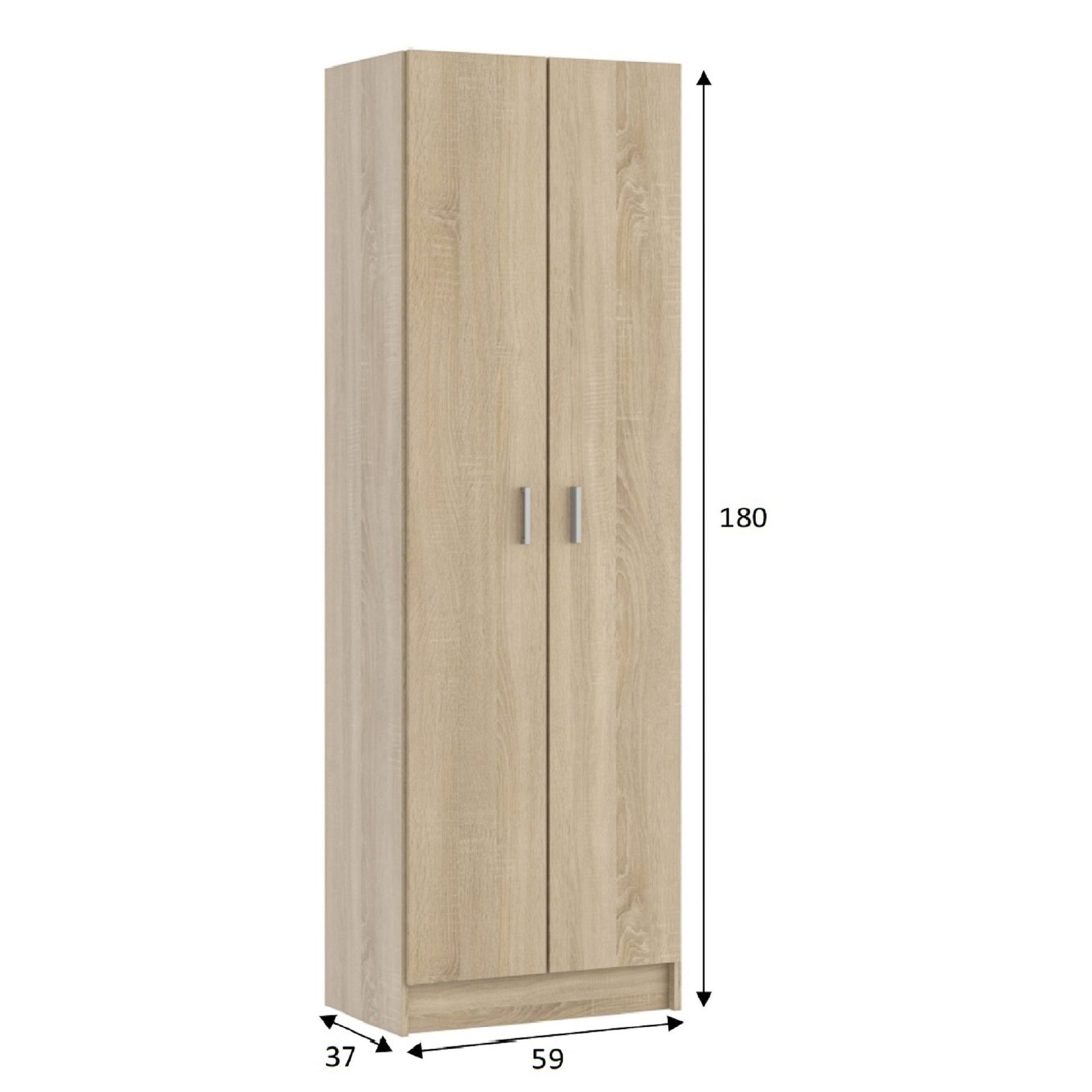 Armario 2 Puertas con Estantes Use