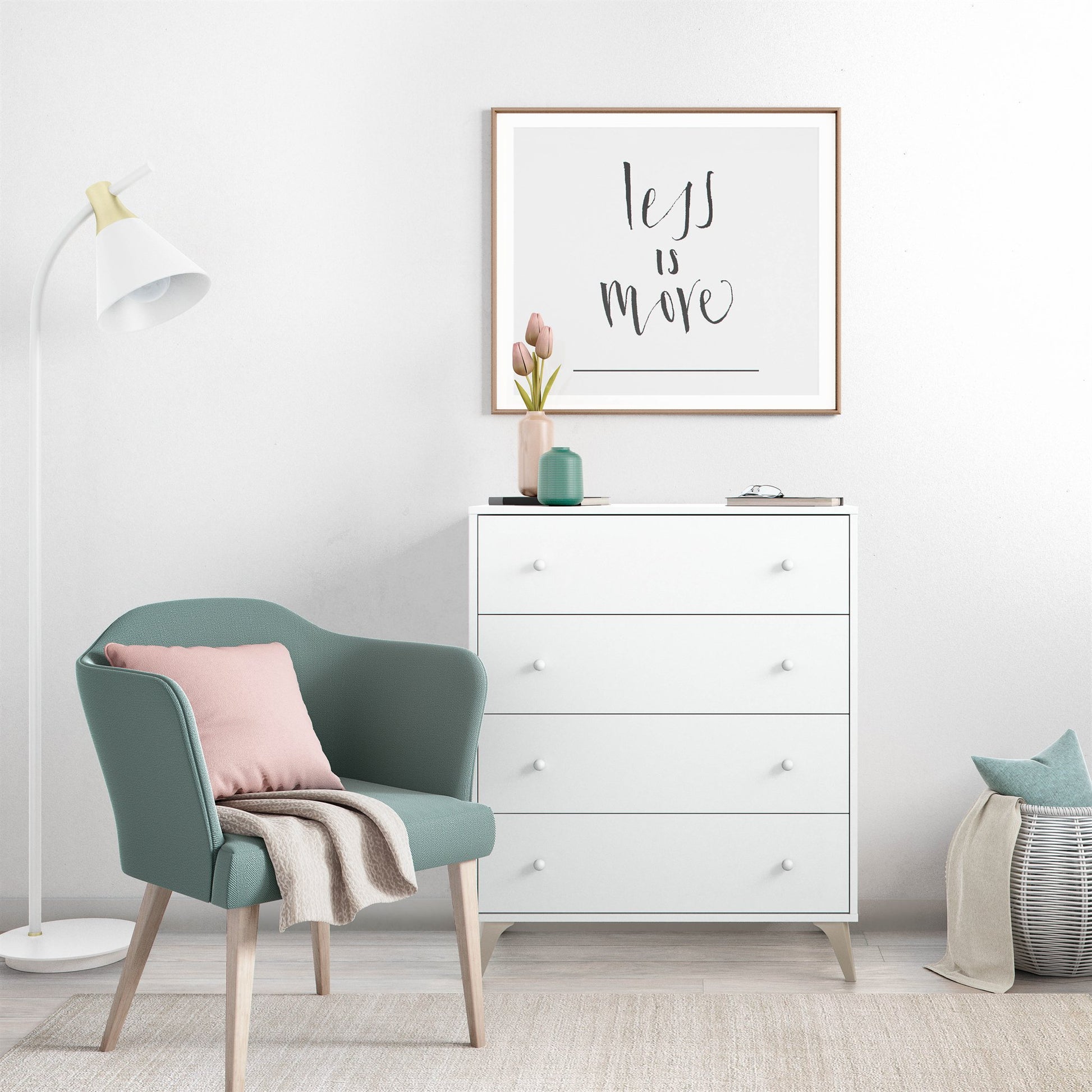 Comprar Cómoda con 4 cajones Sweet online en KitMuebles