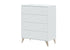 Comprar Cómoda con 4 cajones Sweet online en KitMuebles