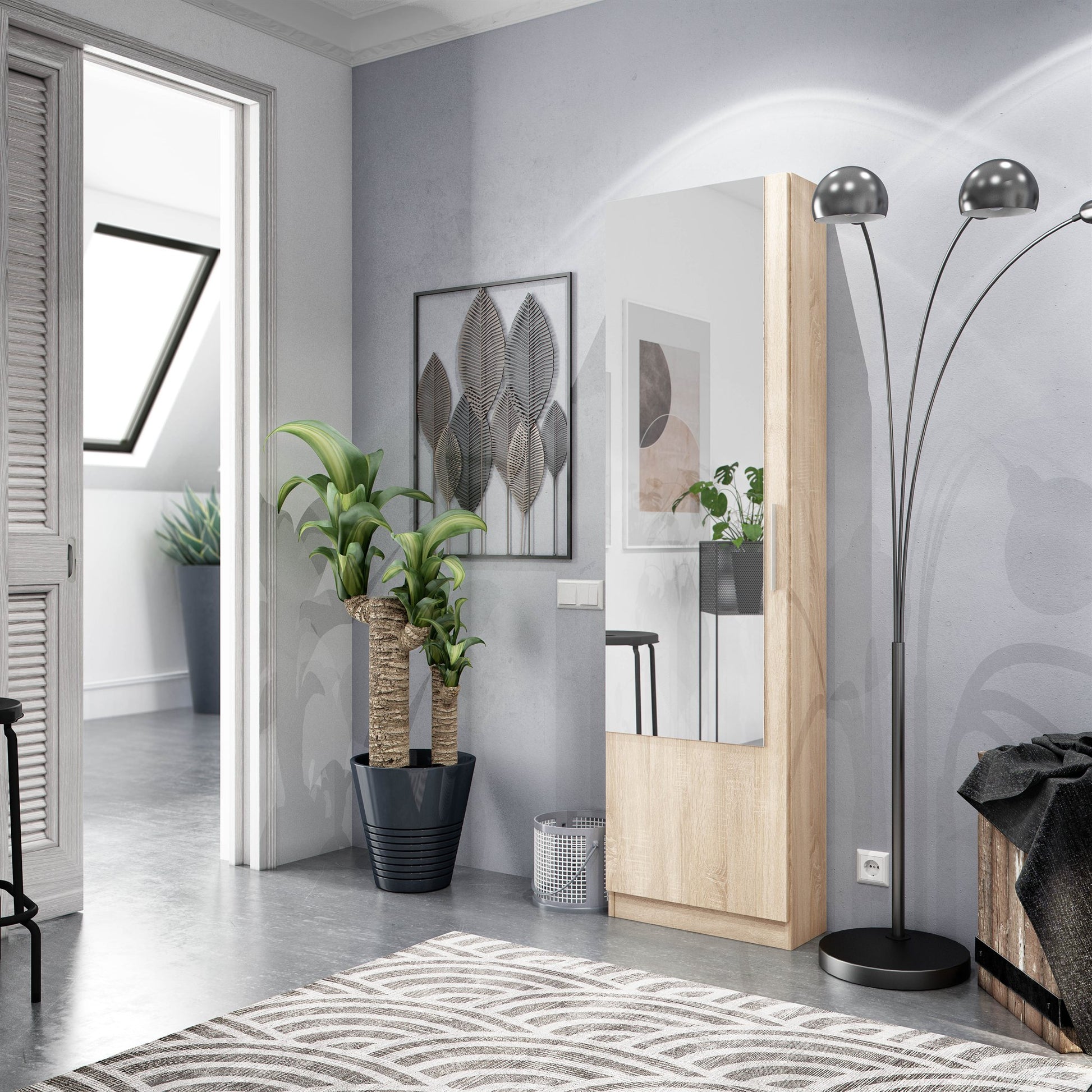 Comprar Zapatero con Espejo Prisma online en KitMuebles