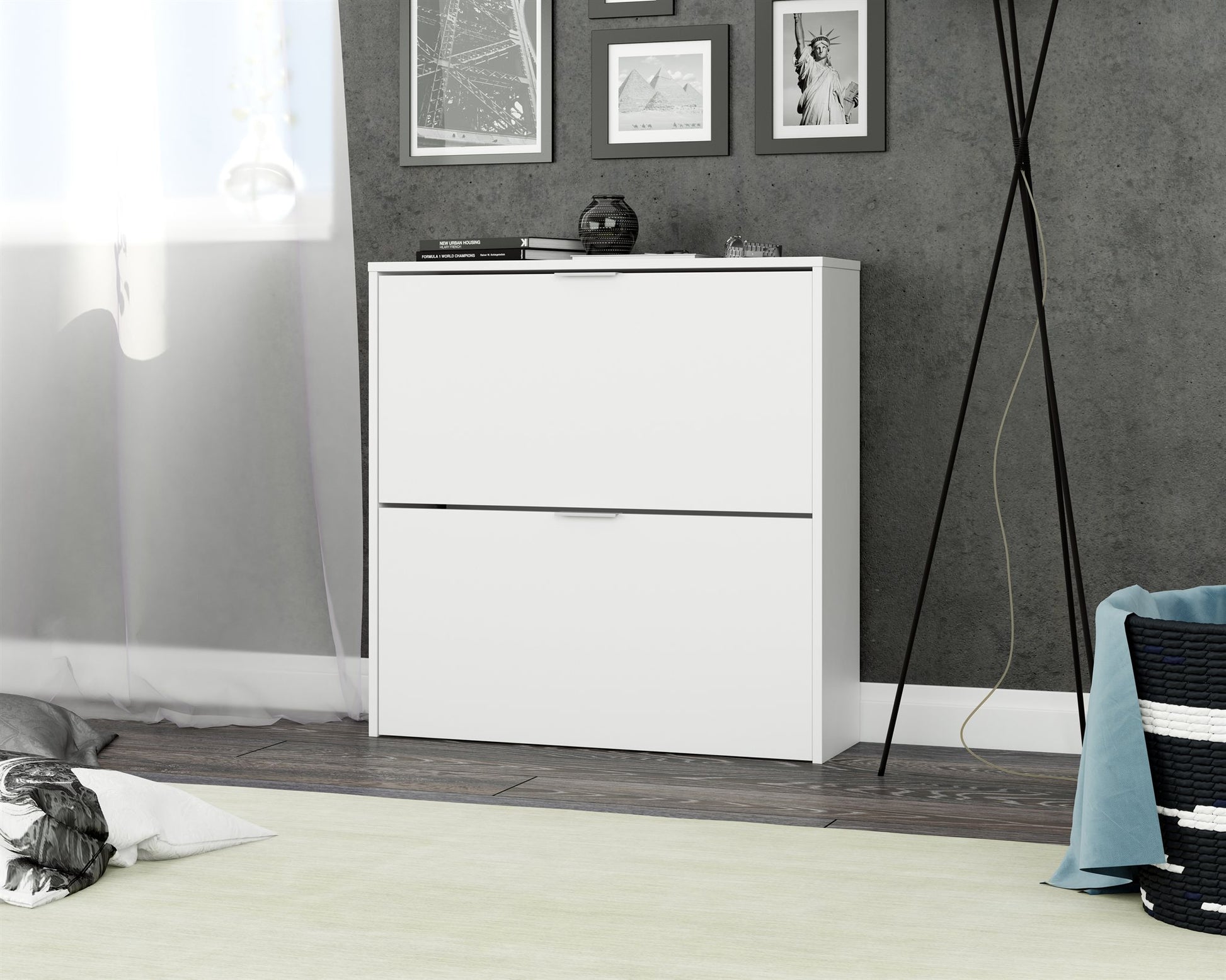 Comprar Zapatero 2 Puertas Step online en KitMuebles