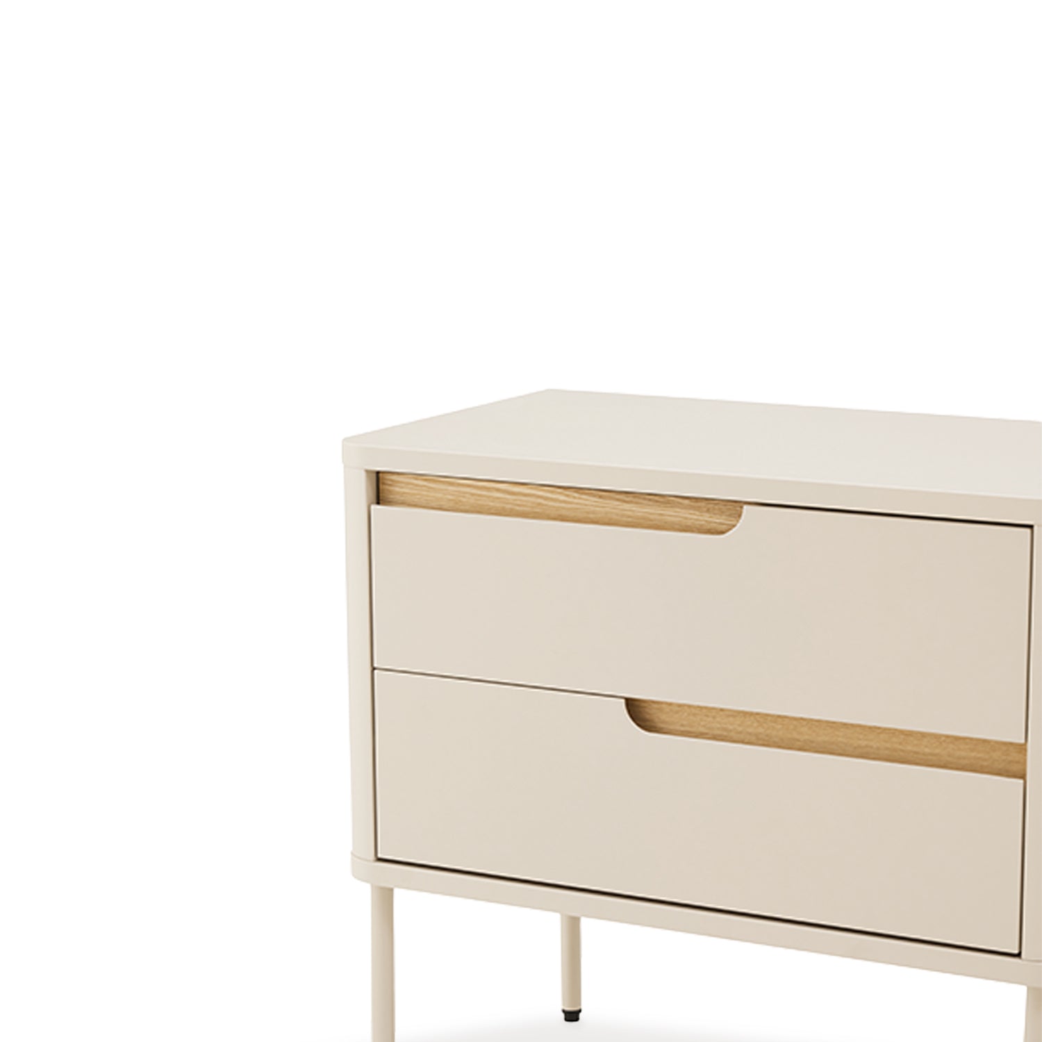 Comprar Mesita 2 cajones 60 Taiga online en KitMuebles