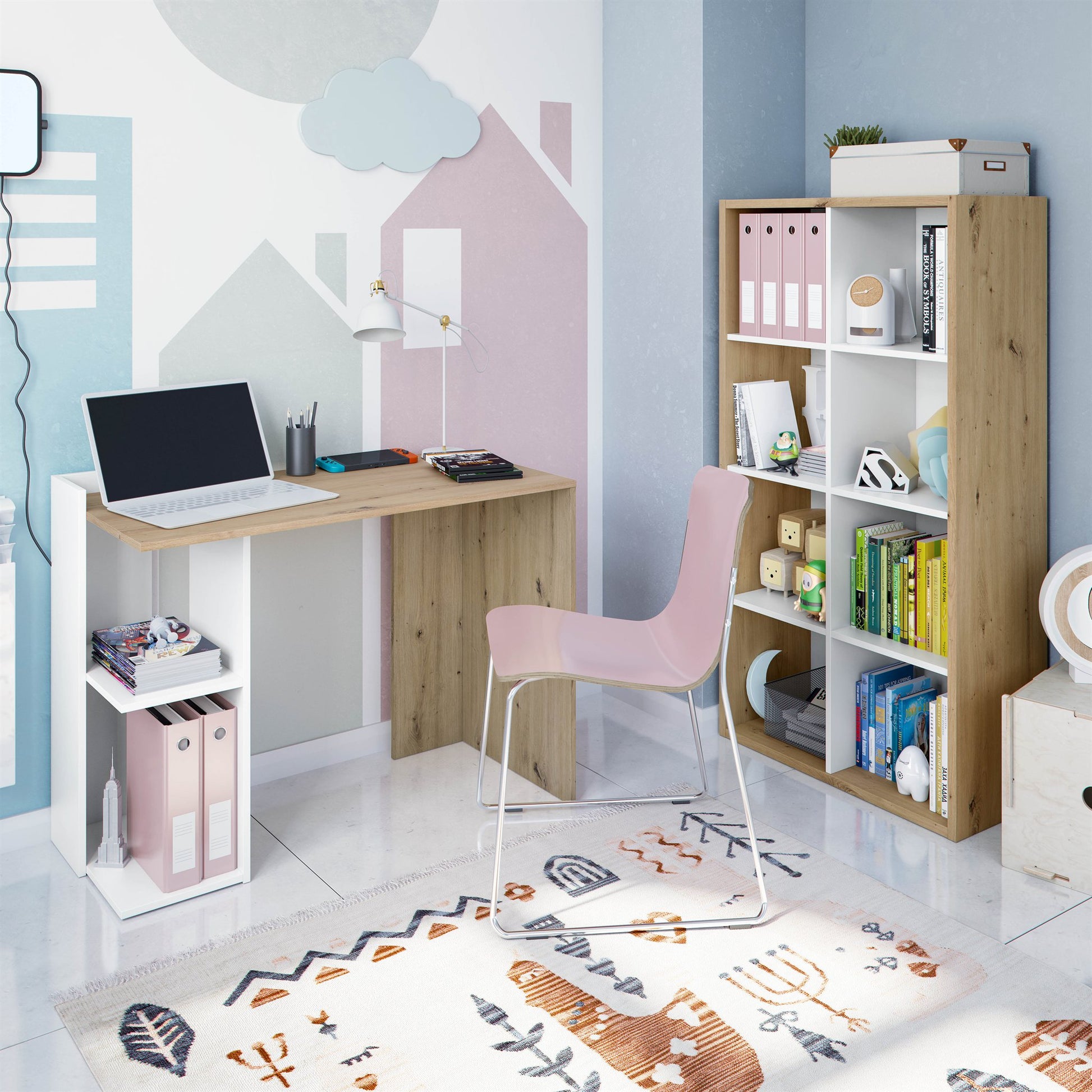 Comprar Escritorio con Estantes Kenia online en KitMuebles