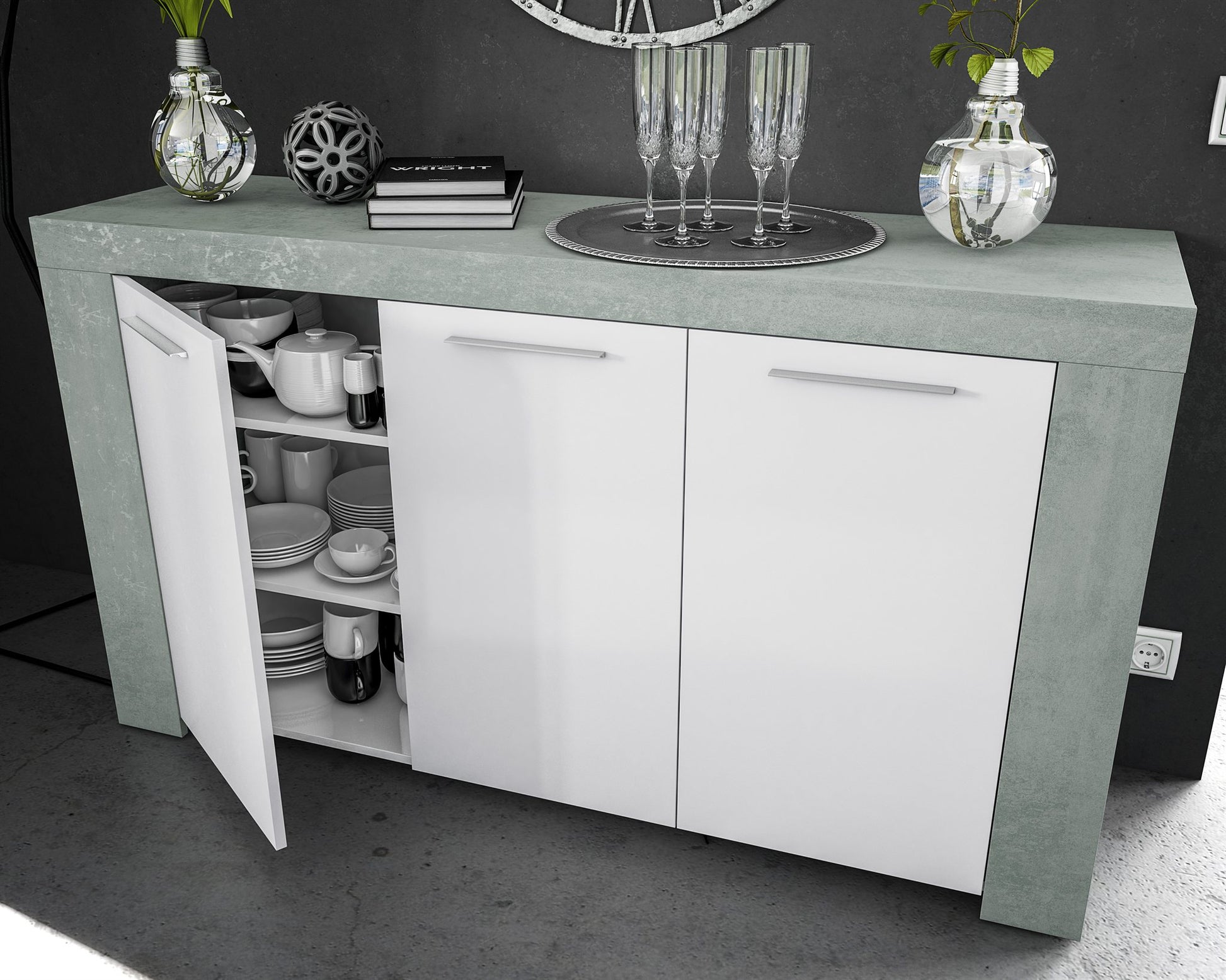 Comprar Aparador 3 Puertas Urban online en KitMuebles