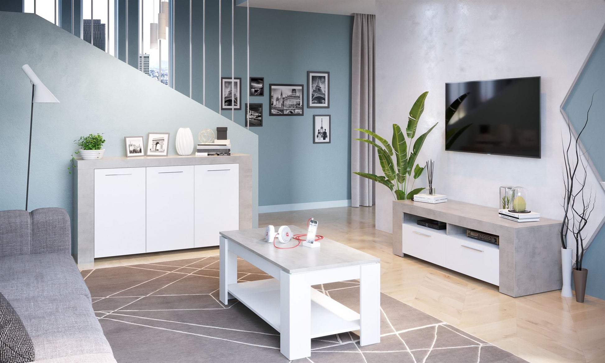 Comprar Aparador 3 Puertas Urban online en KitMuebles