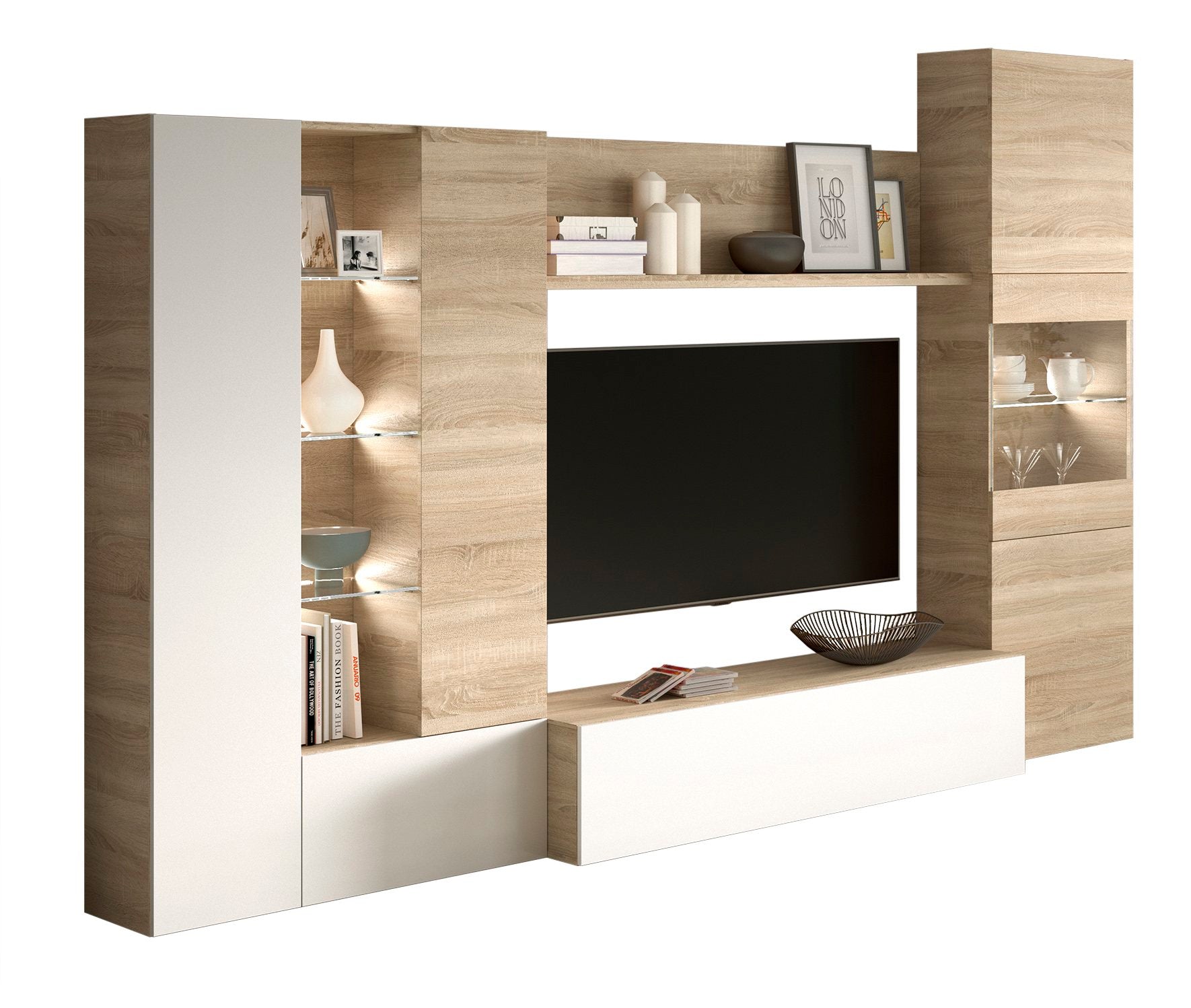 Comprar Mueble de Salón Essential 260cm online en KitMuebles