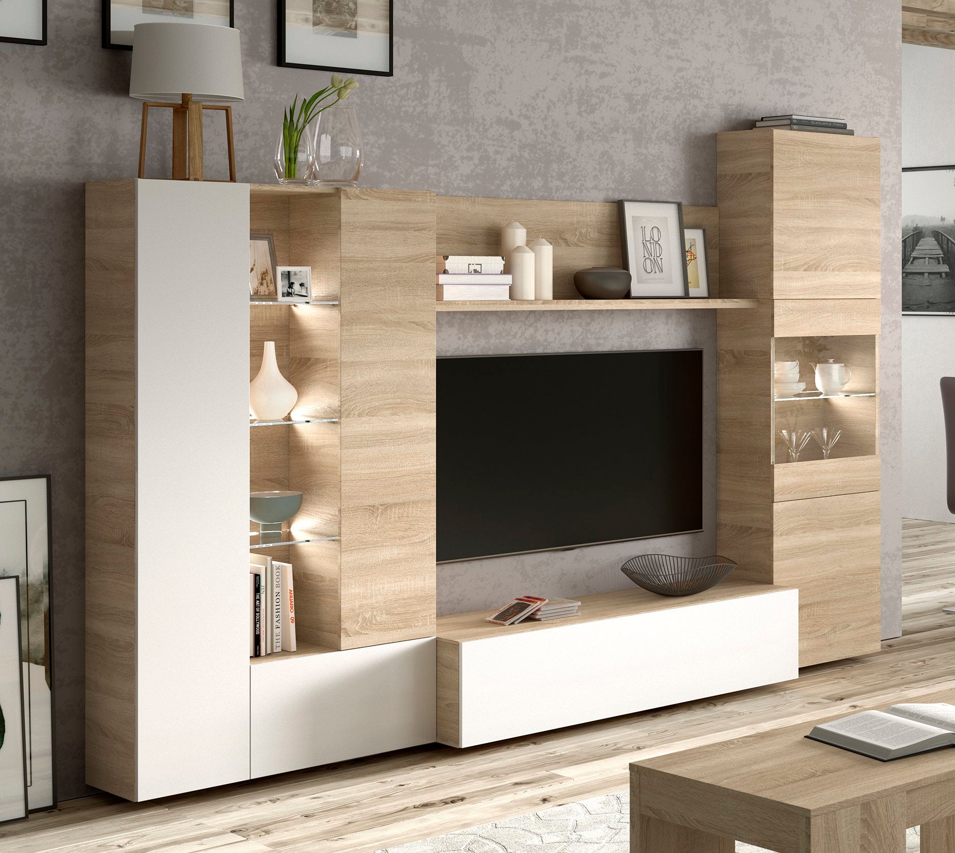 Comprar Mueble de Salón Essential 260cm online en KitMuebles