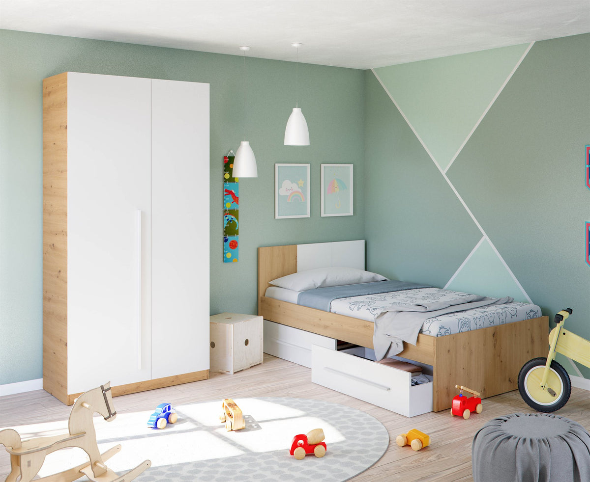 Comprar Cama Juvenil con Cabezal Noa online en KitMuebles