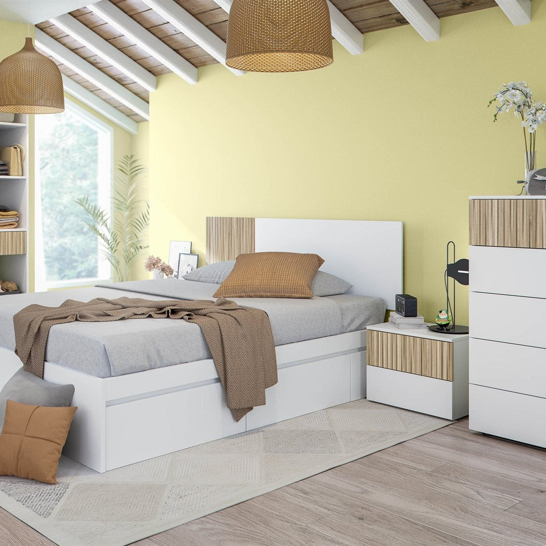 Comprar Cabezal con 2 Mesitas Ethna online en KitMuebles
