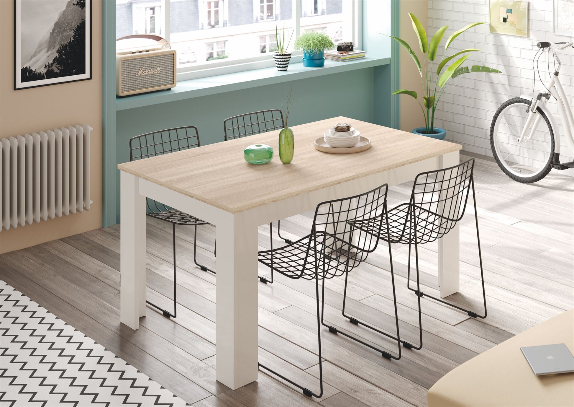 Comprar Mesa Extensible Kendra 140-190x90cm online en KitMuebles