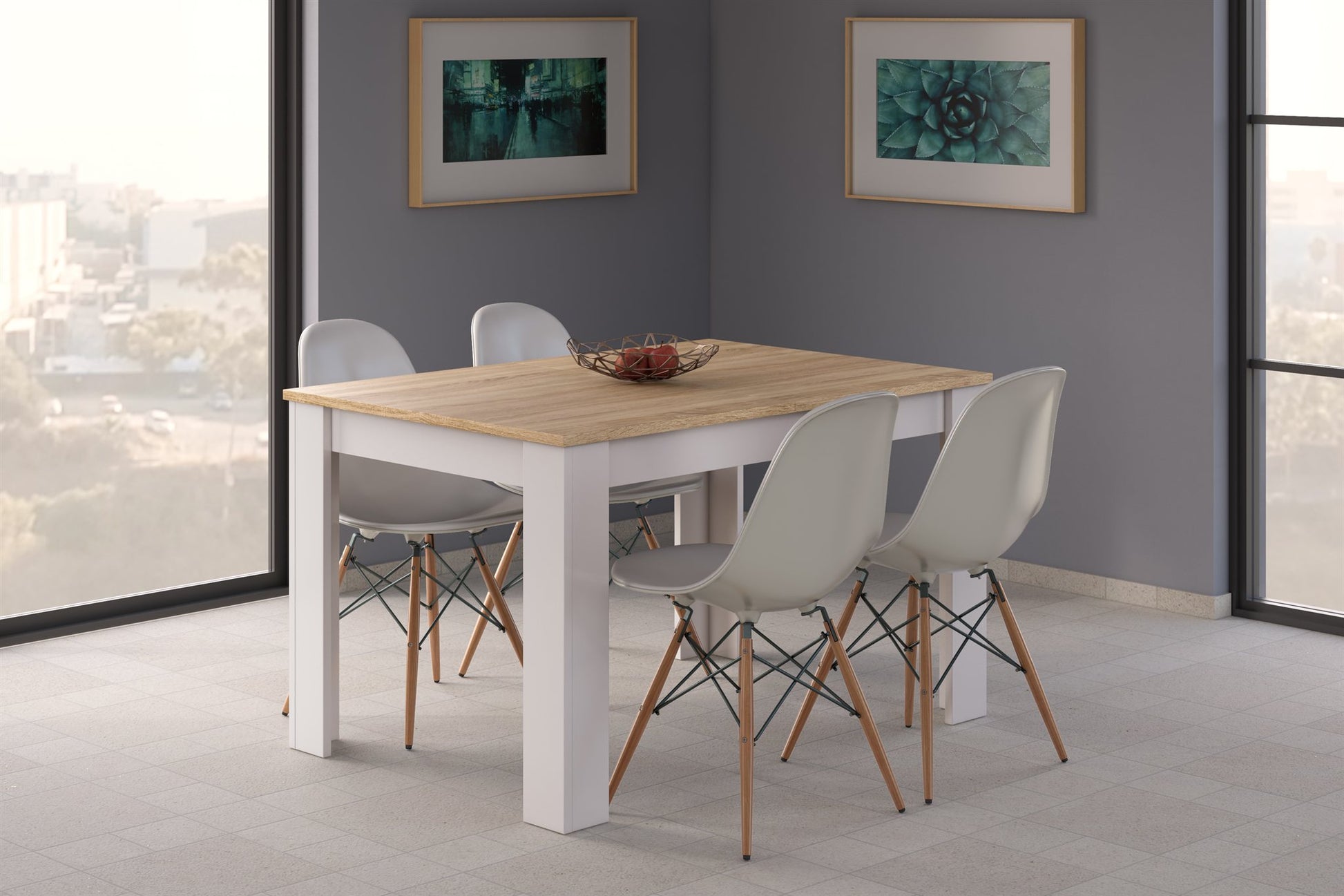 Comprar Mesa Extensible Kendra 140-190x90cm online en KitMuebles