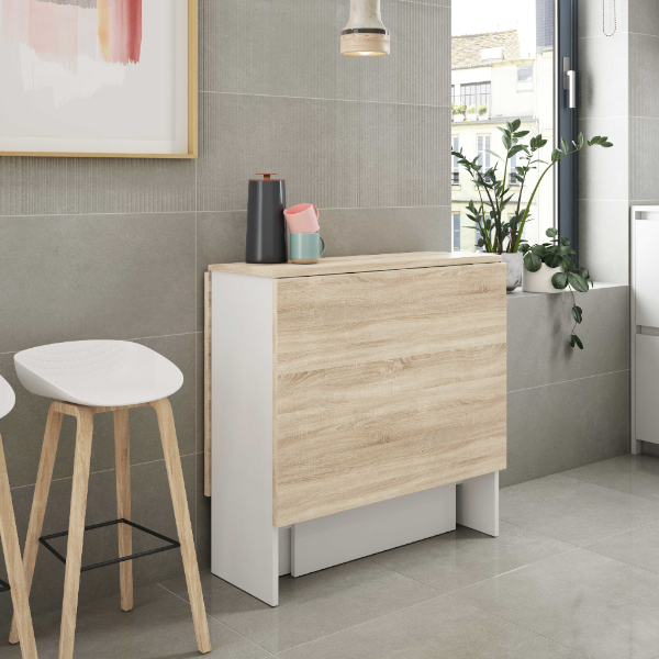 Mesa con Alas Abatibles Fly 140-31cm