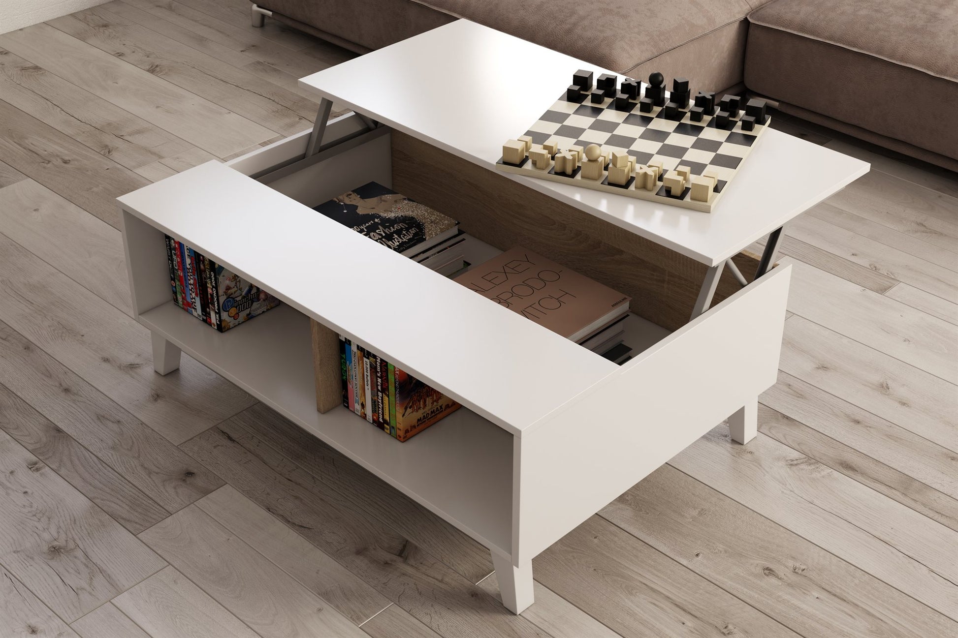 Comprar Mesa de Centro Elevable Zaiken online en KitMuebles