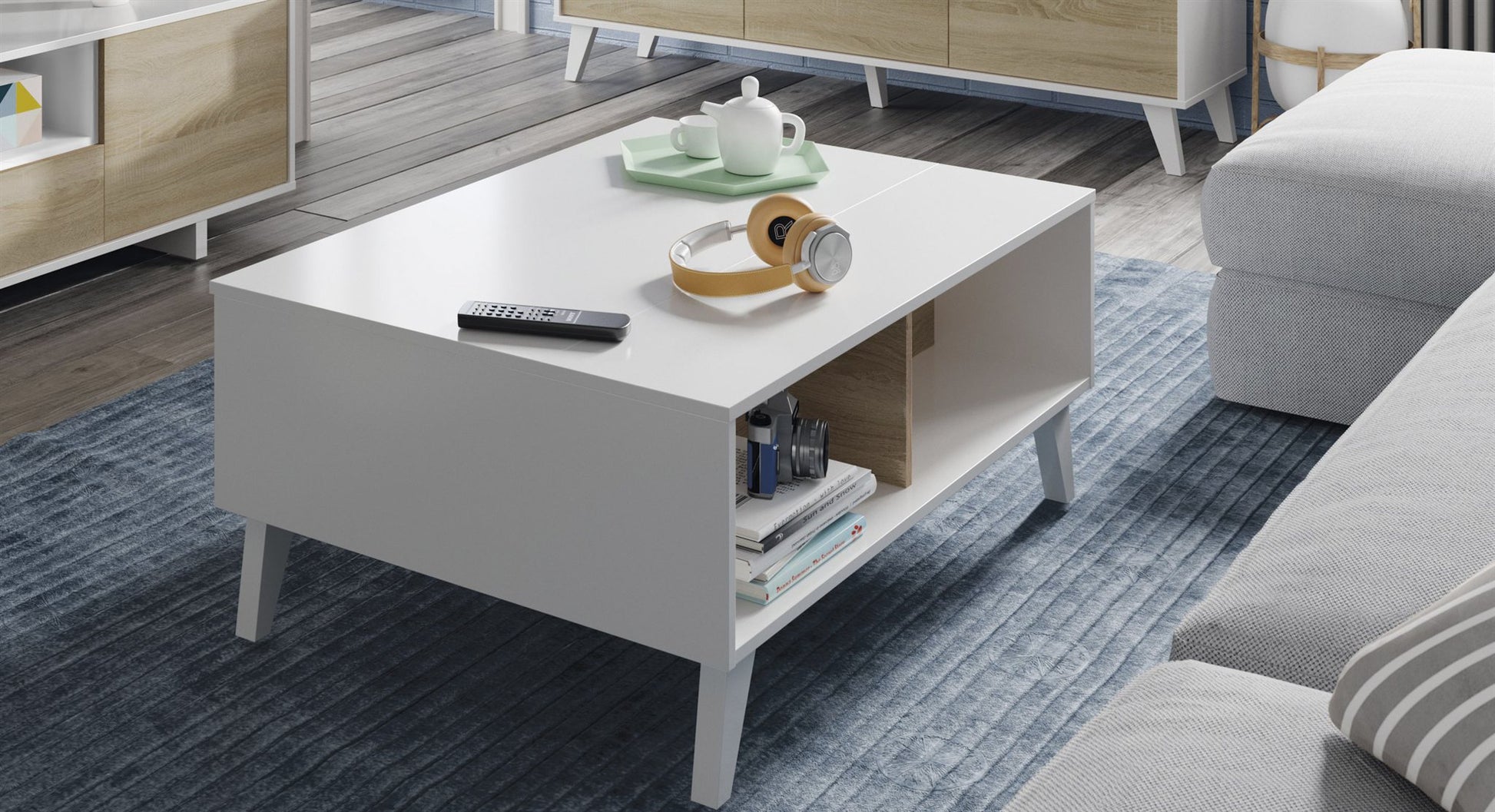 Comprar Mesa de Centro Elevable Zaiken online en KitMuebles