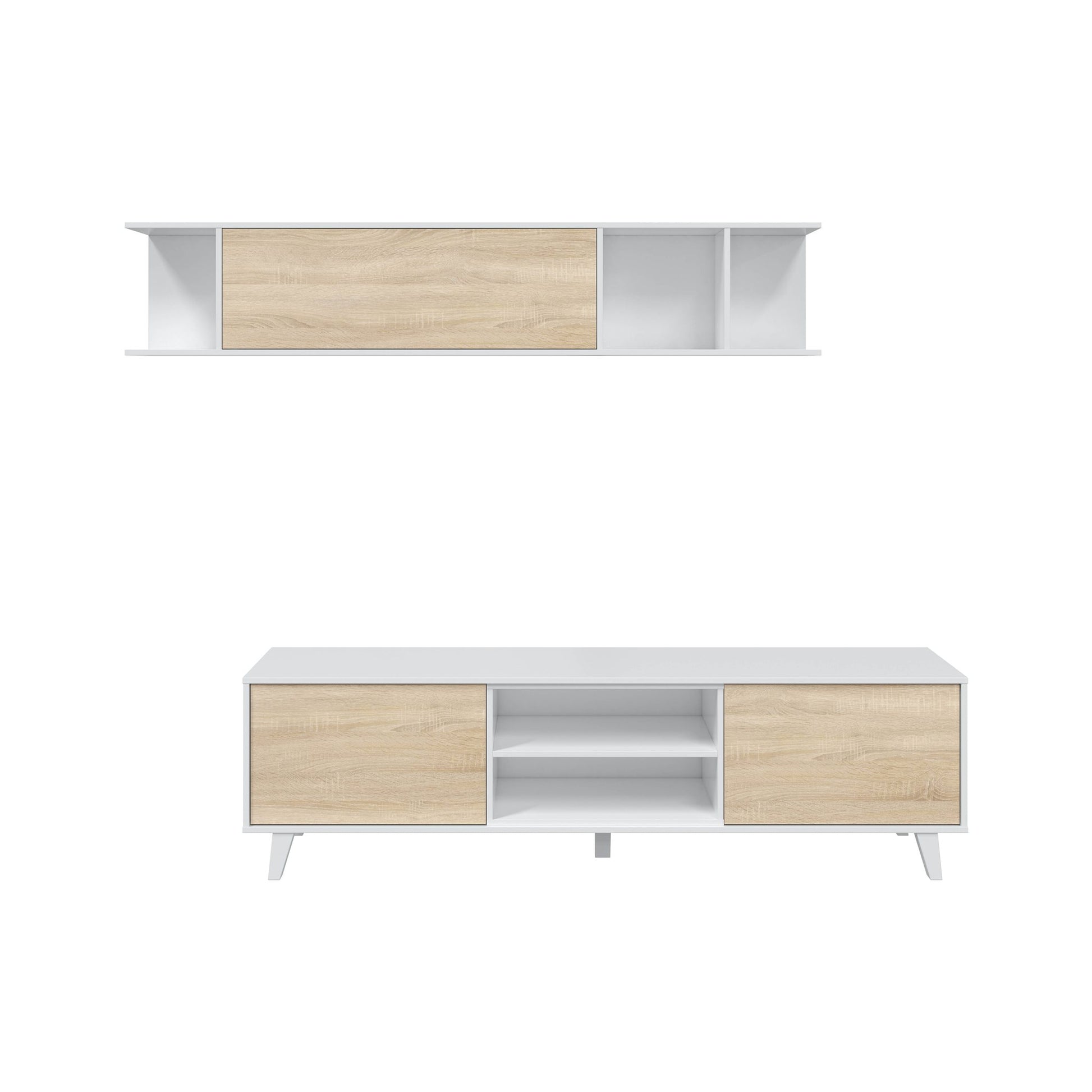 Comprar Módulo de TV + Estante Zaiken Plus online en KitMuebles