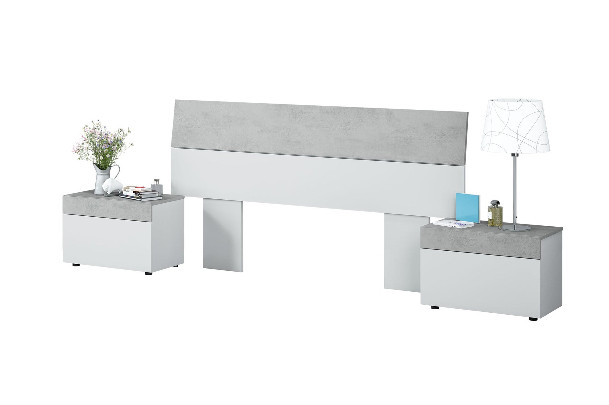 Comprar Cabezal con Mesitas Tekkan online en KitMuebles