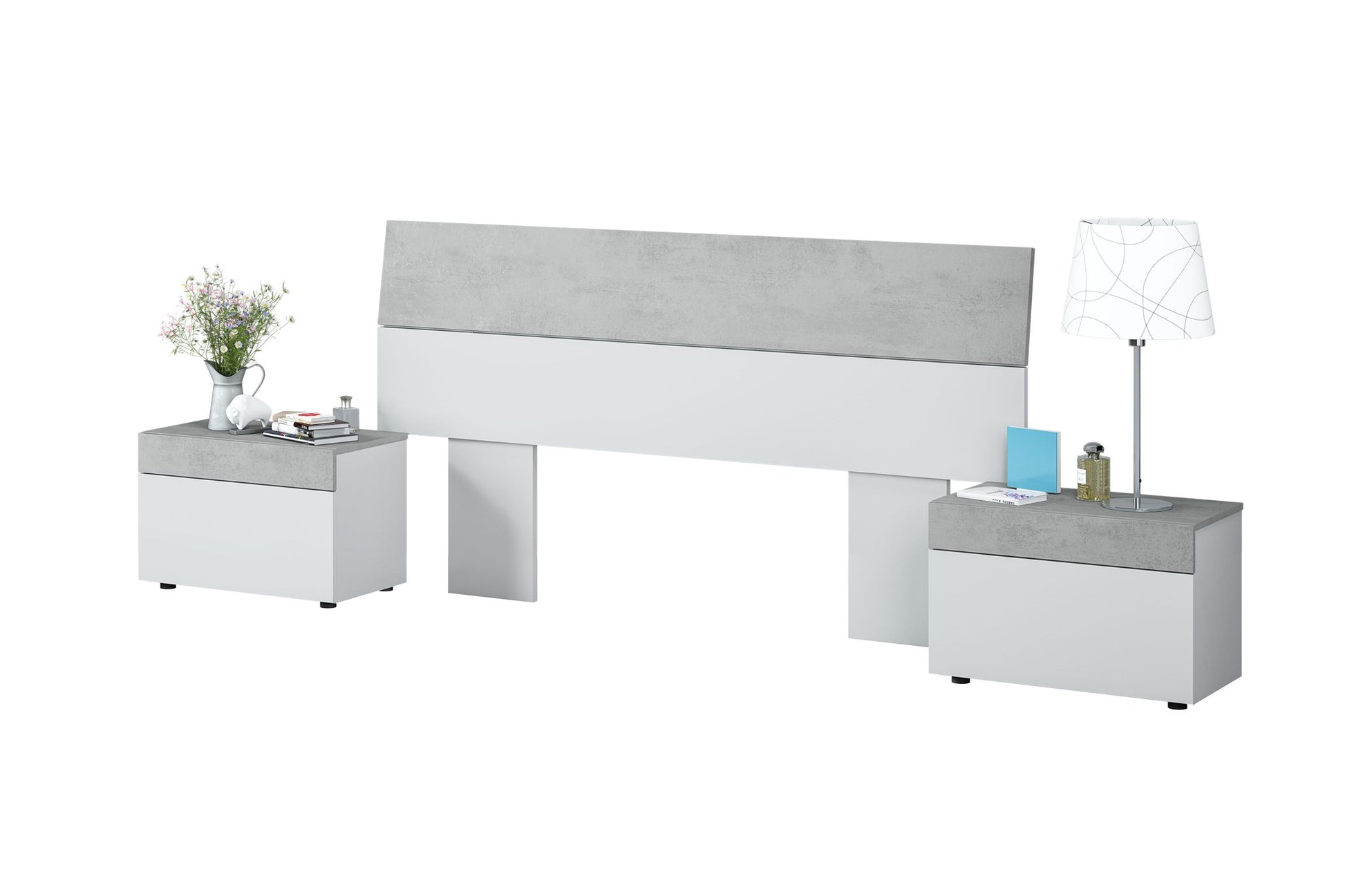 Comprar Cabezal con Mesitas Tekkan online en KitMuebles