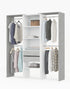 Comprar Armario-Vestidor con Estanteria Jens 179cm online en KitMuebles