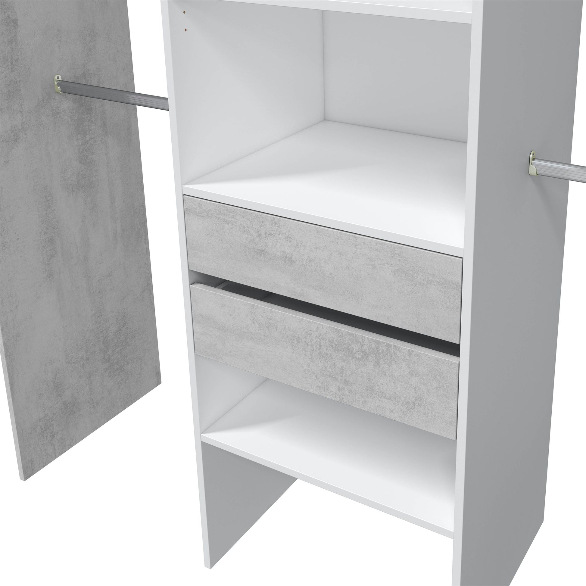 Comprar Armario-Vestidor con Estanteria Jens 179cm online en KitMuebles