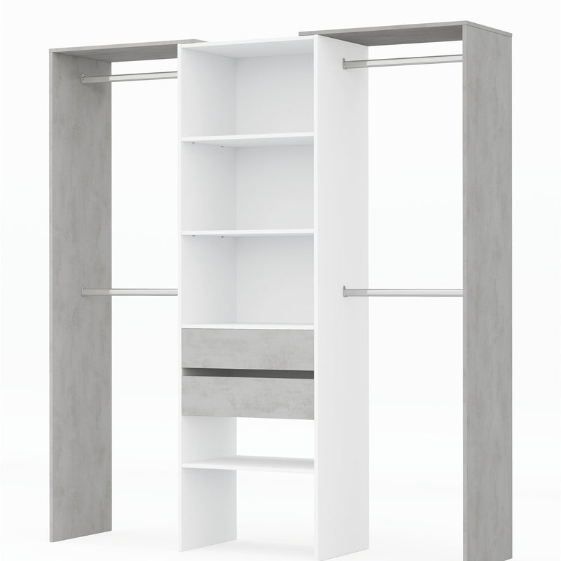 Armario-Vestidor con Estanteria Jens 179cm