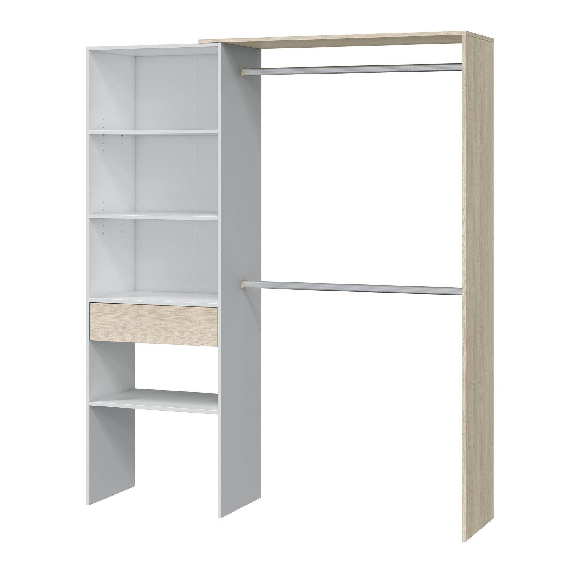 Comprar Armario-Vestidor con Estantería Luka online en KitMuebles
