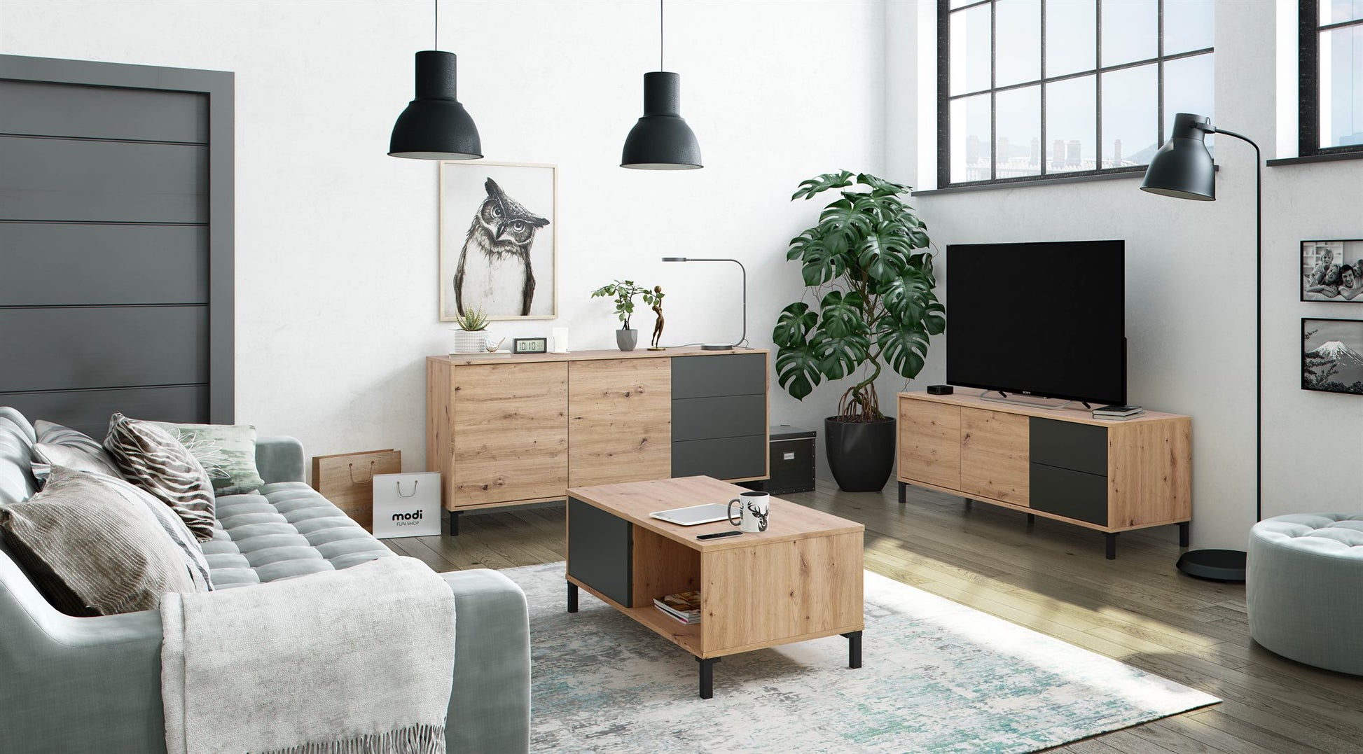 Comprar Mueble de TV Brooklyn online en KitMuebles