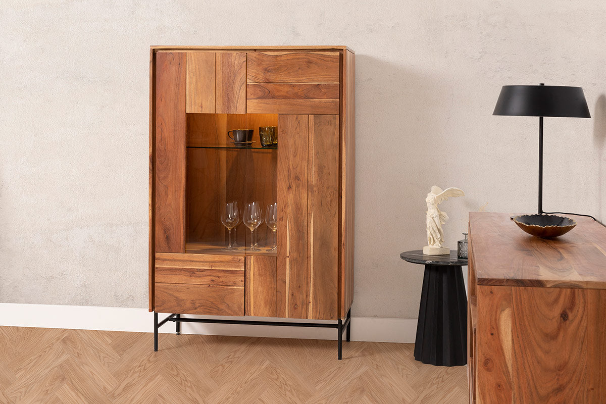 Comprar Aparador Vertical Acacia 150x96x40cm online en KitMuebles