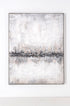 Cuadro abstracto "Mist" óleo sobre lienzo, paleta neutra, gris y ocre. Ideal para decoración nórdica, minimalista y contemporánea.