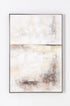 Cuadro abstracto "Dune" en tonos tierra/ocre, pintura al óleo. Diseño de paisaje árido, textura sutil, estilo natural/mediterráneo/contemporáneo.