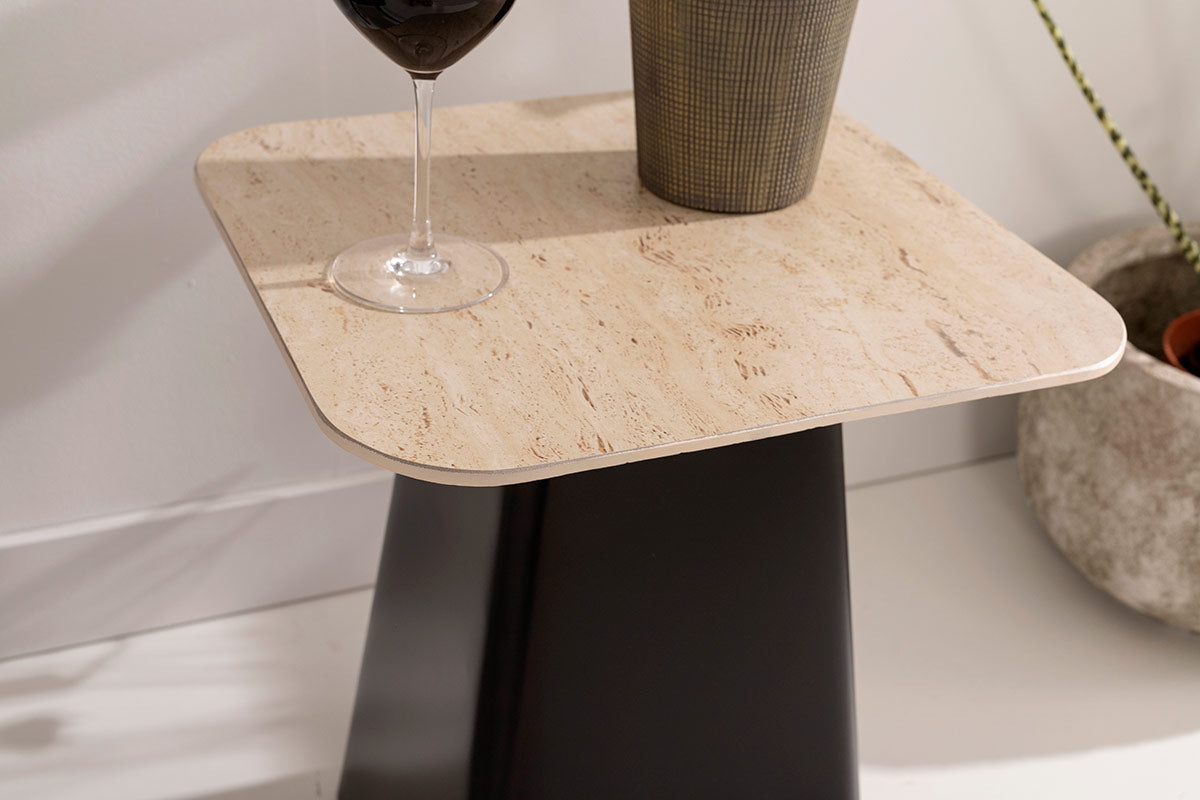 Comprar Mesa Auxiliar Obelisk 47x40x40cm online en KitMuebles