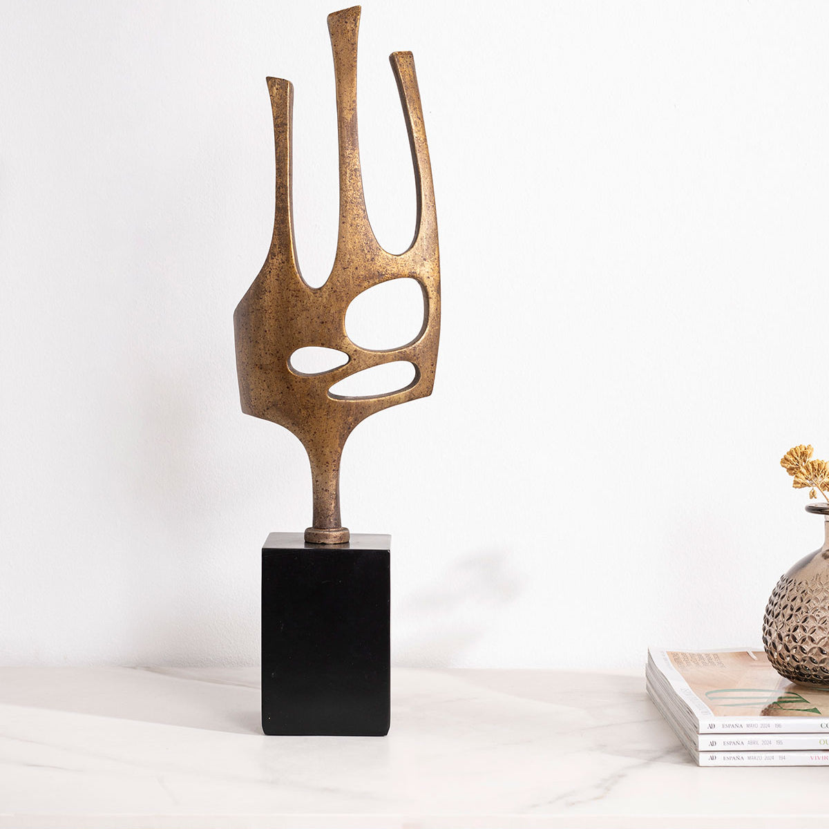 Escultura Tritón 13x45x8cm