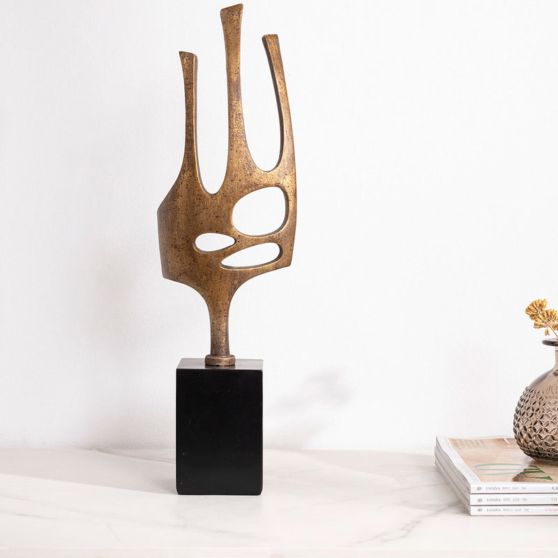 Escultura Tritón 13x45x8cm