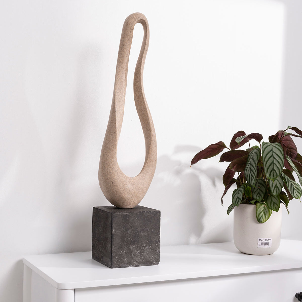 Escultura Gaia 17x71x15cm