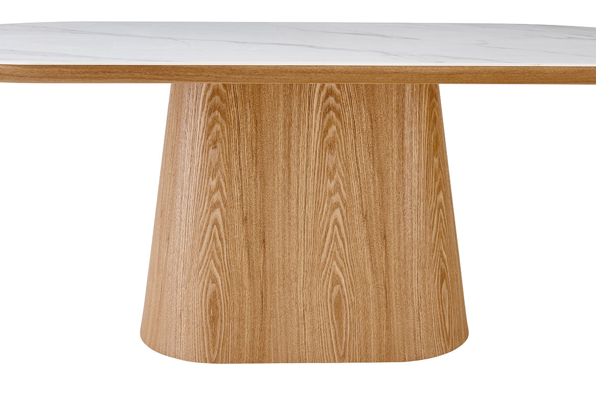 Comprar Mesa Fija Ovala 200x90x75cm online en KitMuebles