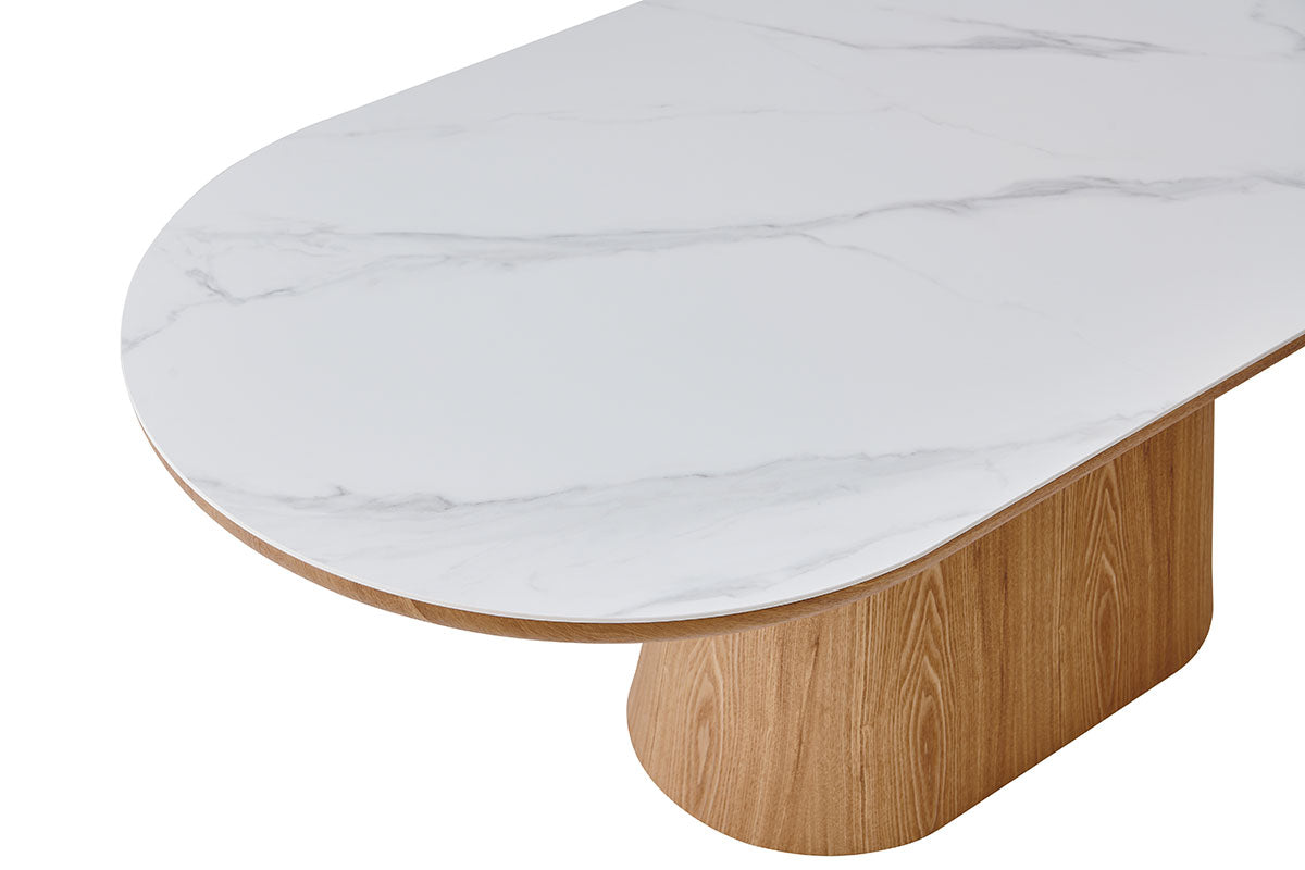 Comprar Mesa Fija Ovala 200x90x75cm online en KitMuebles