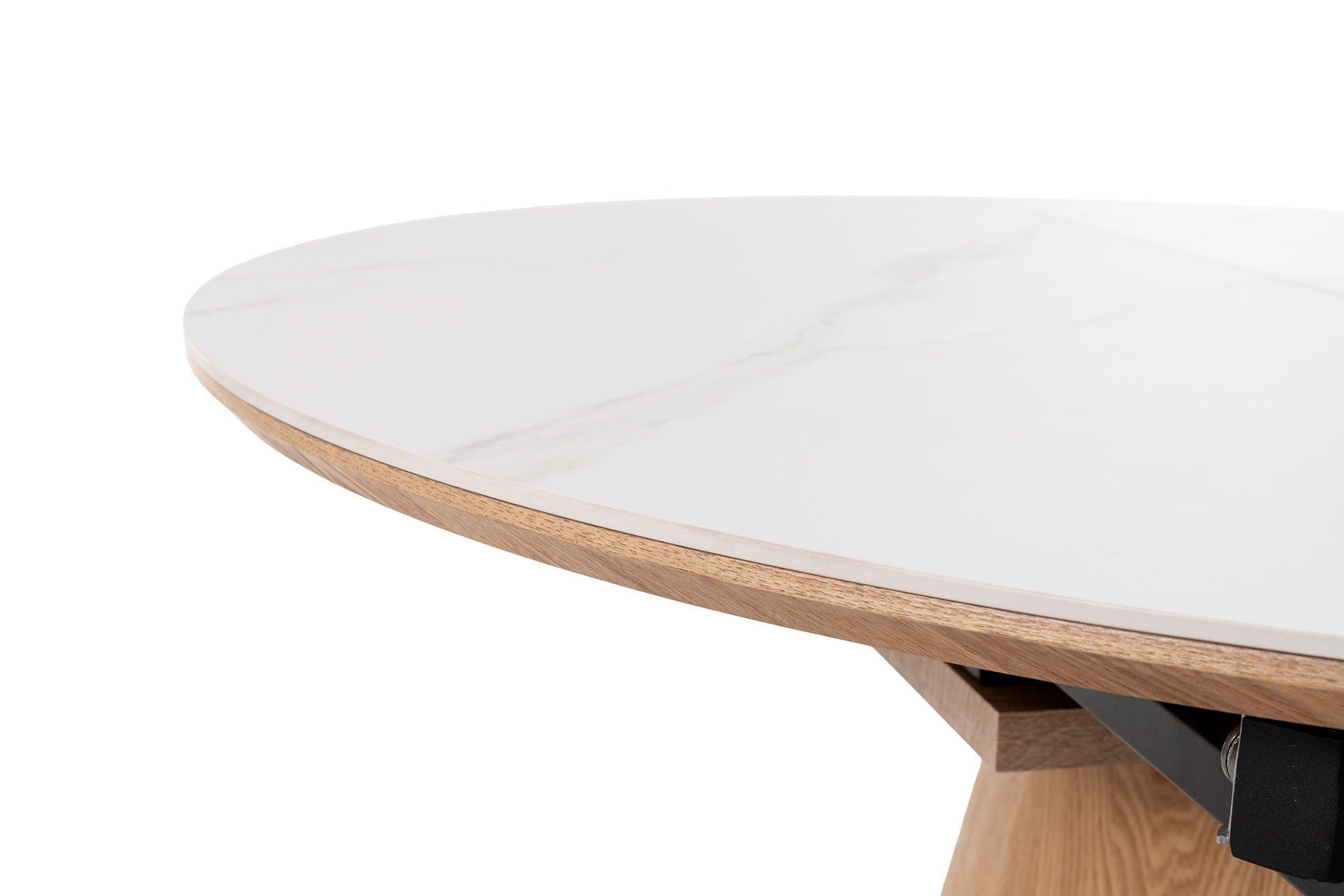 Comprar Mesa Extensible Sira Ø120-160x76cm online en KitMuebles