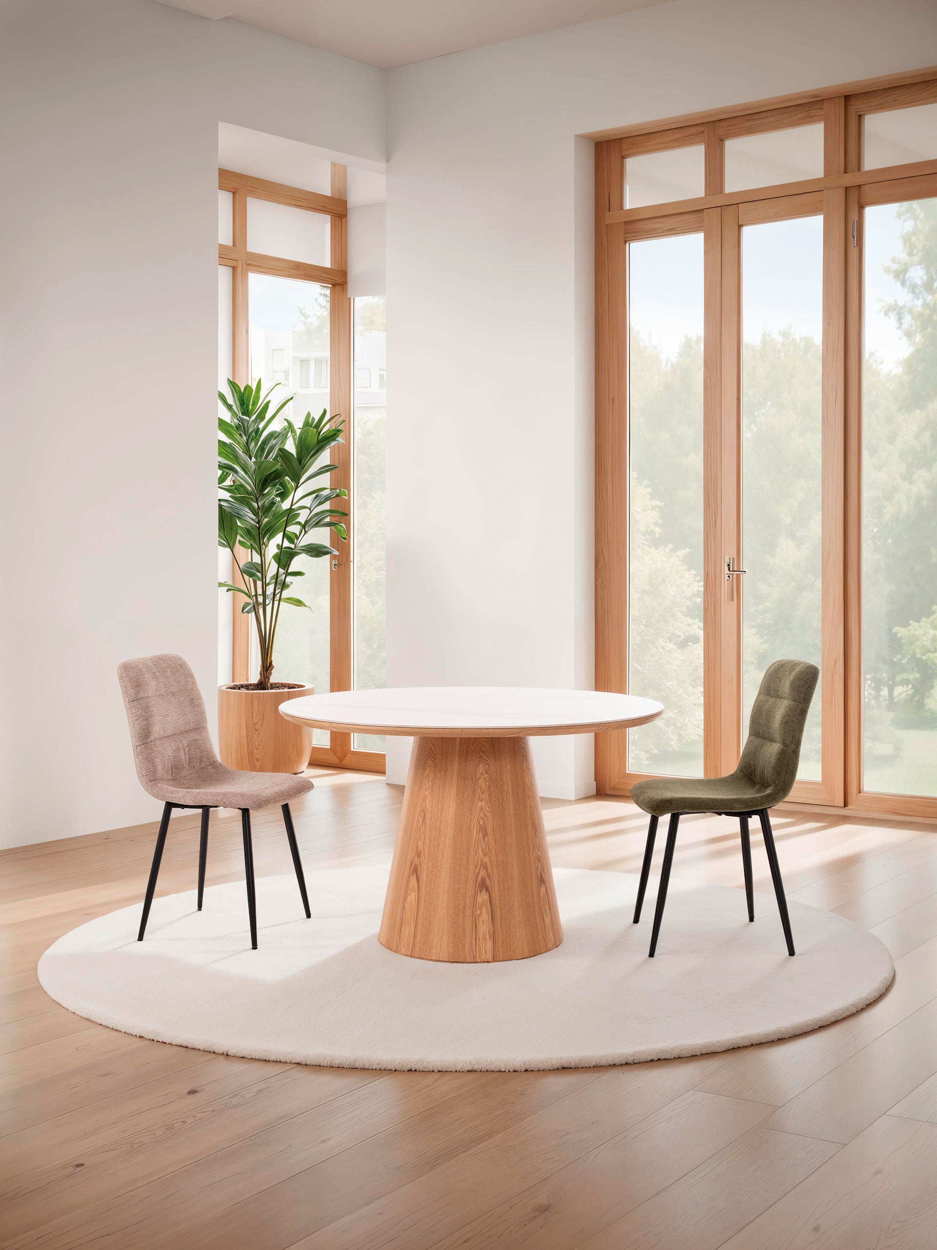 Comprar Mesa Fija Nora Ø120x76cm online en KitMuebles