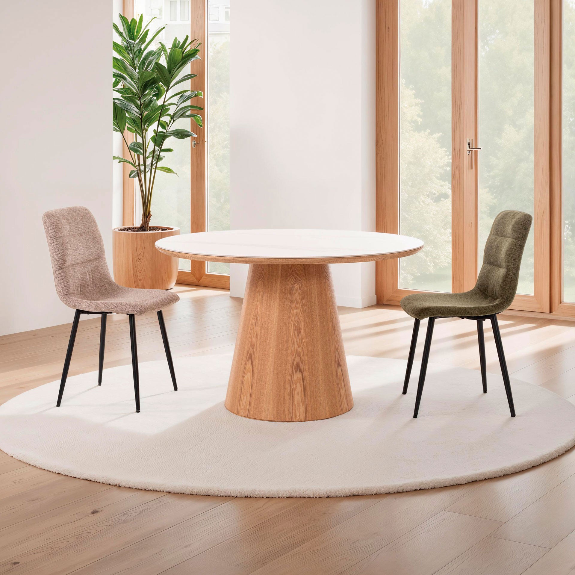 Mesa Fija Nora Ø120x76cm