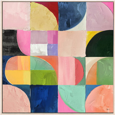 Cuadro Bauhaus 120x120cm