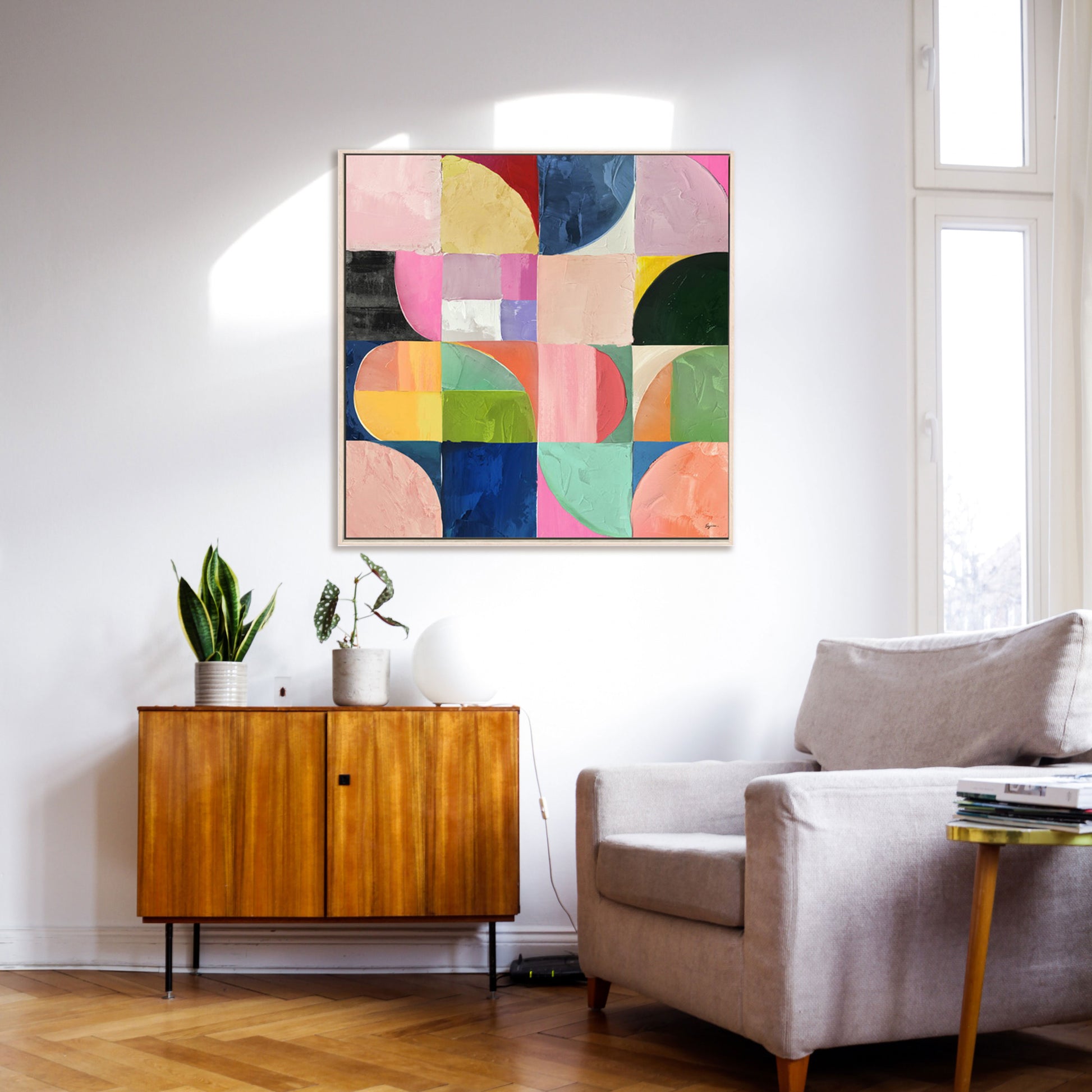 Comprar Cuadro Bauhaus 120x120cm online en KitMuebles