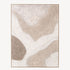 Cuadro abstracto "Atlas" diseño geológico vertical, tonos neutros/tierra, textura granular. Ideal para salón minimalista. 150x200 cm.
